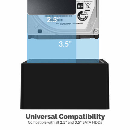Sabrent Docking Station USB 3.0 SATA 4 bahías 5 Gb/s para SSD y HDD