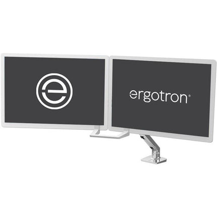 Ergotron HX brazo para doble monitor hasta 32 pulgadas soporte 17.5 lb montaje en escritorio