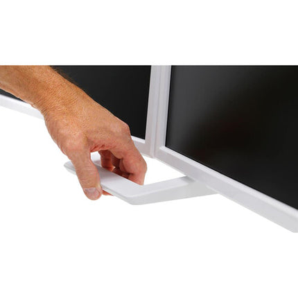 Ergotron HX Soporte de Escritorio para Dos Monitores Blanco hasta 32" 7.9 kg por Brazo Grommet y Abrazadera