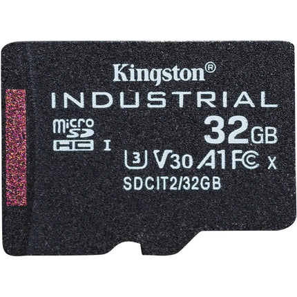 Kingston 32GB Industrial Tarjeta microSDHC UHS-I 100MB/s V30 Class 10