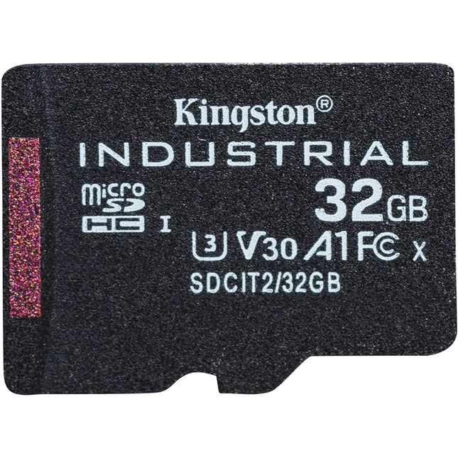 Kingston 32GB Industrial Tarjeta microSDHC UHS-I 100MB/s V30 Class 10