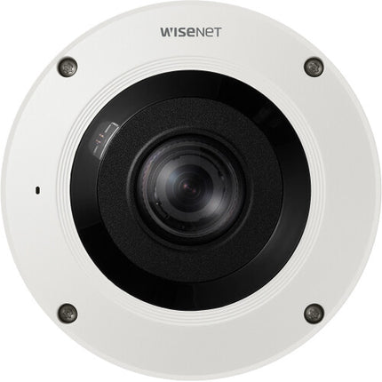 Hanwha Vision XNF-9010RV Cámara IP Domo Fisheye 12MP 187° FOV visión nocturna 10m