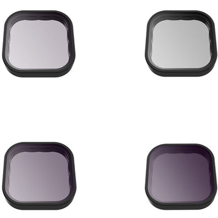 Set de 4 Filtros TELESIN ND8 ND16 ND32 Polarizador Circular para GoPro HERO9 con Estuche