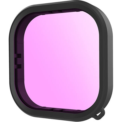 TELESIN Set de Filtros de Buceo para GoPro HERO 9 10 Rojo Rosa Morado