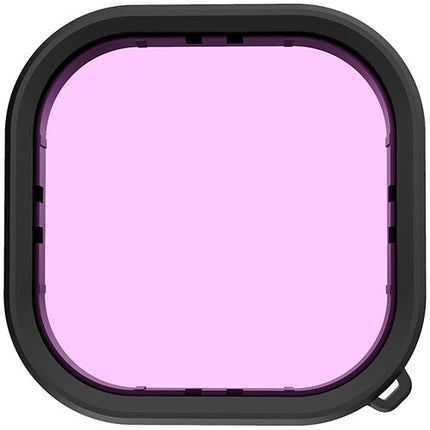 TELESIN Set de Filtros de Buceo para GoPro HERO 9 10 Rojo Rosa Morado