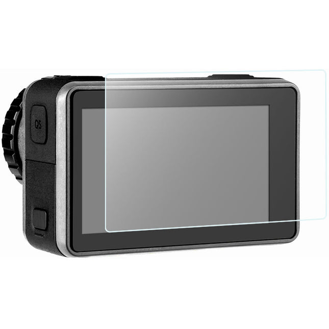 TELESIN Protector de Vidrio Templado para Lente y Pantalla DJI Osmo Action 0.01" con Paño de Microfibra