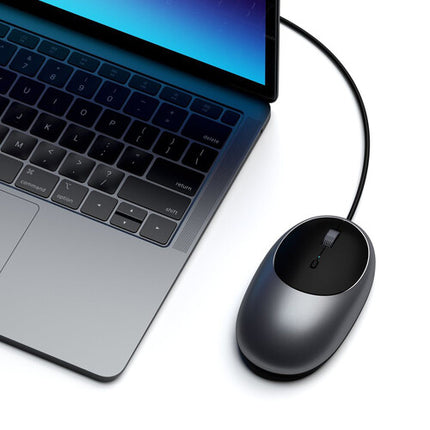 Satechi C1 Ratón USB Tipo C con Cable 1.5m DPI Ajustable Ambidiestro