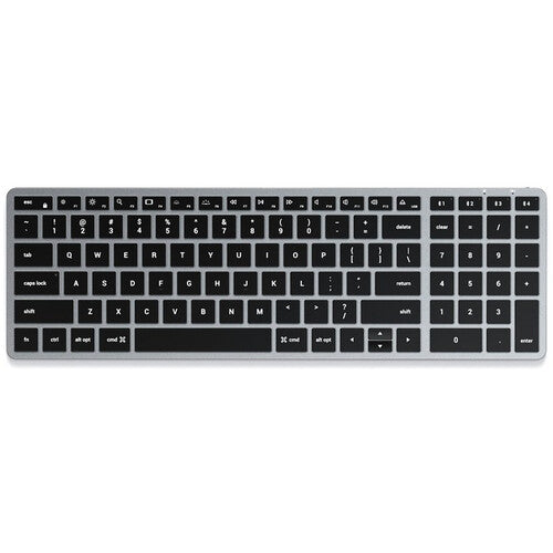 Satechi Slim X2 Teclado Bluetooth Retroiluminado con Teclado Numérico y Batería Recargable