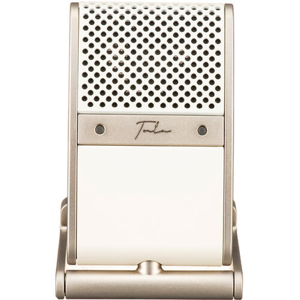 Tula Microphones The Tula Mic Cream Micrófono USB para Podcast con Reducción de Ruido y Soporte Integrado