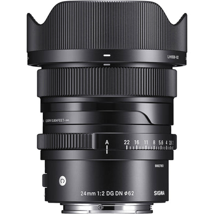 Sigma 24mm f/2 DG DN Lente para Sony E Apertura f/2-22 Distancia Mínima 24mm
