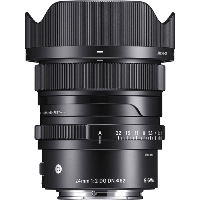Sigma 24mm f/2 DG DN Lente para Sony E Apertura f/2-22 Distancia Mínima 24mm