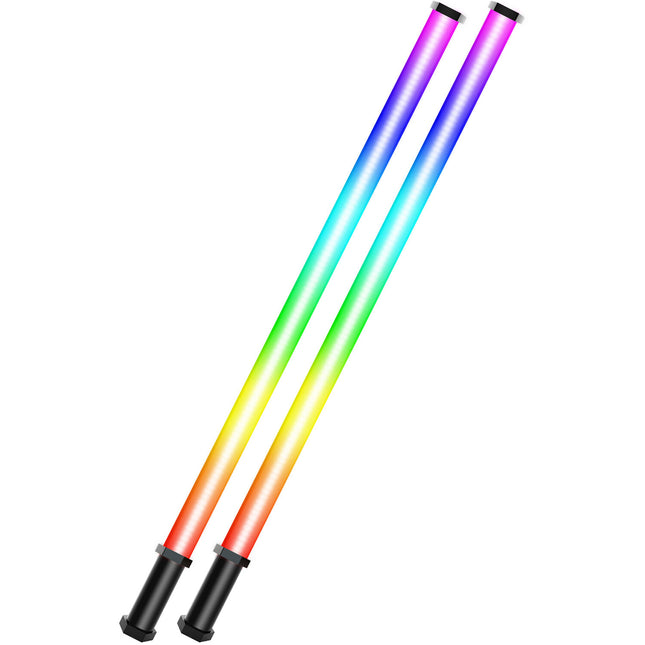 GVM BD100 RGB Tubería LED Kit de Luz 3' Doble Soporte y Bolsa