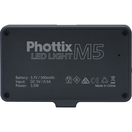 Phottix M5 Luz LED de Día 6600K Batería Incorporada 90 Minutos