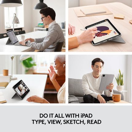 Logitech Combo Touch Funda Teclado Retroiluminado con Touchpad para iPad Pro 11" 1-4 Gen Sand