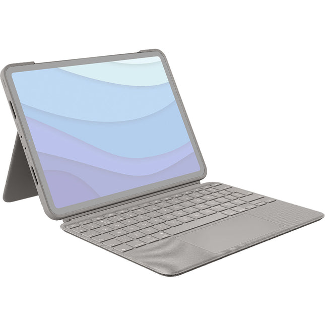 Logitech Combo Touch Funda Teclado Retroiluminado con Touchpad para iPad Pro 11" 1-4 Gen Sand