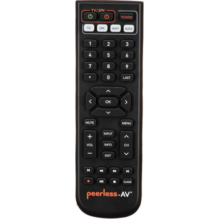 Peerless-AV Mando a Distancia Exterior IP67 Aprendizaje 35-60 kHz baterías AAA incluidos