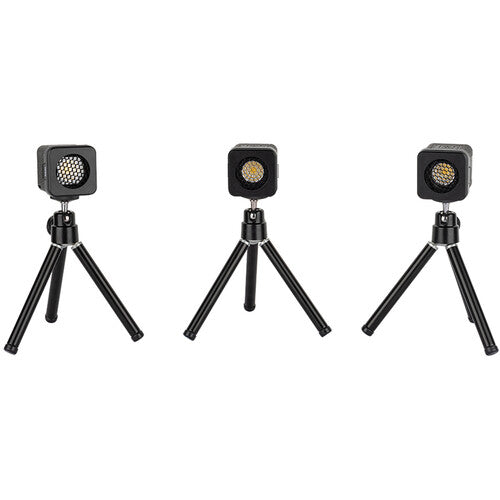 SmallRig RM01 Mini Luz LED Video Kit 3 Unidades 5600K 800mAh 5 Horas
