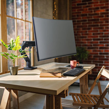 Ergotron HX Soporte de Escritorio para Monitor Hasta 42 lb Ajuste de Altura 11.5"