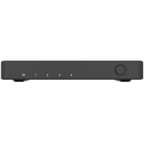 BZBGEAR 4x1 HDMI UHD 4K60 18 Gb/s con Control Remoto IR y Audio 3.5mm