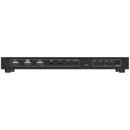 BZBGEAR 4-Port HDMI KVM Switch con Soporte 4K UHD y Audio DTS HD
