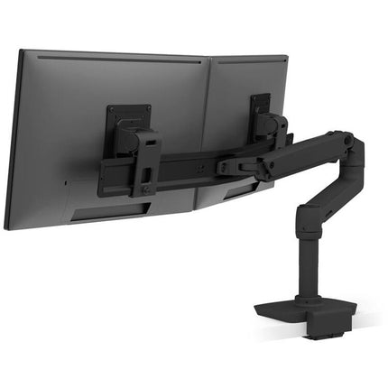 Ergotron LX Soporte de Escritorio Dual para Dos Pantallas de 25" y 22 lb con Ajuste de Inclinación