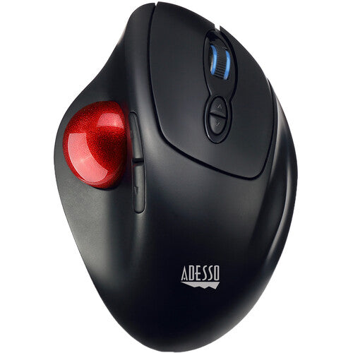 Adesso iMouse T30 Ratón Trackball Inalámbrico Programable Negro 2.4 GHz 1.25 Pulgadas