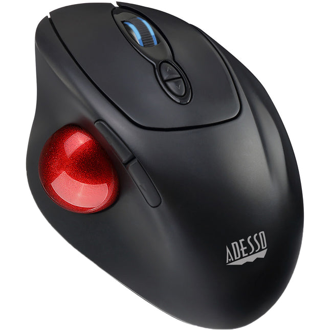 Adesso iMouse T30 Ratón Trackball Inalámbrico Programable Negro 2.4 GHz 1.25 Pulgadas