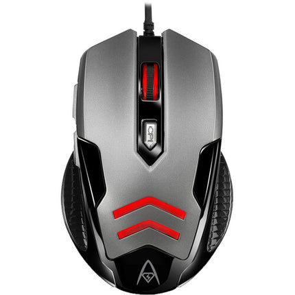 Adesso iMouse X1 Ratón Gamer Óptico 6 Botones USB 500 Hz Silver