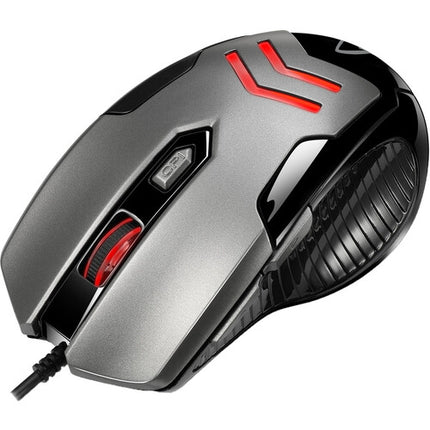 Adesso iMouse X1 Ratón Gamer Óptico 6 Botones USB 500 Hz Silver
