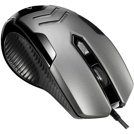 Adesso iMouse X1 Ratón Gamer Óptico 6 Botones USB 500 Hz Silver