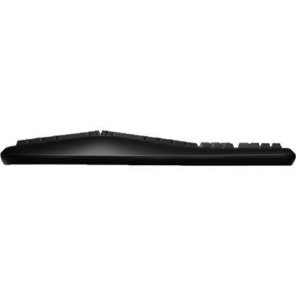 Adesso Teclado Ergonómico Inalámbrico 2.4 GHz con Touchpad Integrado y 105 Teclas Negro