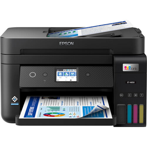 Epson EcoTank ET-4850 Impresora Multifuncional Supertanque 4800x1200dpi 250 Hojas Negra