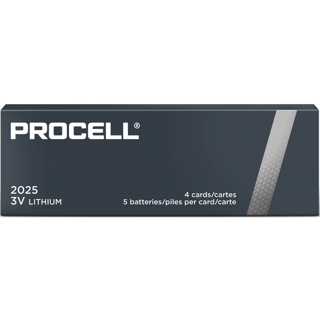 Duracell CR2025 Pilas de Litio 20 Pack Alta Duración y Bajo Autodescarga