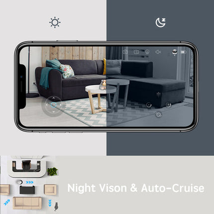 Enabot EBO SE Cámara 1080p Interior Inteligente Visión Nocturna