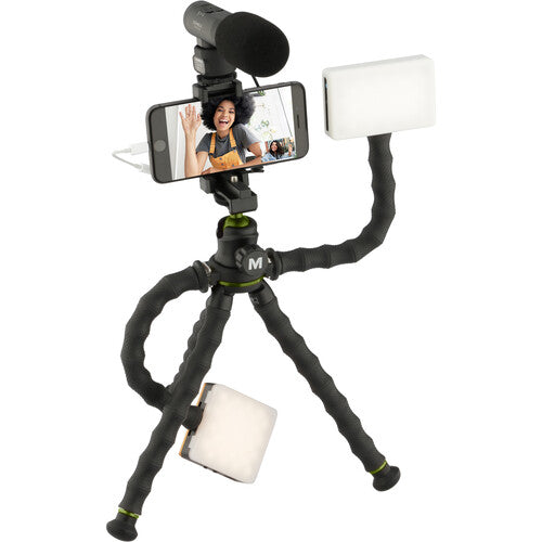 Magnus FT-P30A Trípode Flexible para Smartphone con Dos Brazos Flexibles y Soporta Teléfonos de 3.5 Pulgadas