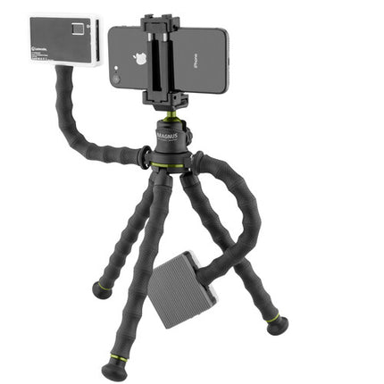 Magnus FT-P30A Trípode Flexible para Smartphone con Dos Brazos Flexibles y Soporta Teléfonos de 3.5 Pulgadas
