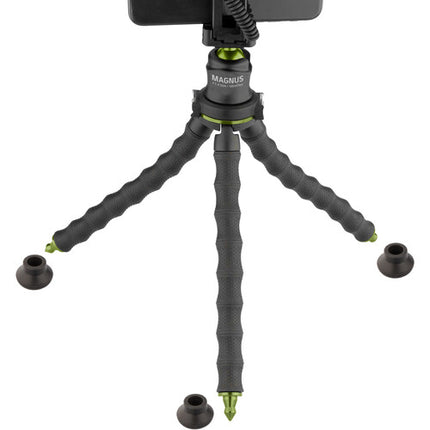 Magnus FT-P30A Trípode Flexible para Smartphone con Dos Brazos Flexibles y Soporta Teléfonos de 3.5 Pulgadas