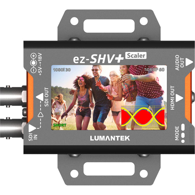 Lumantek Convertidor SDI a HDMI con Pantalla 2.7 TFT y Escalador 1080p60