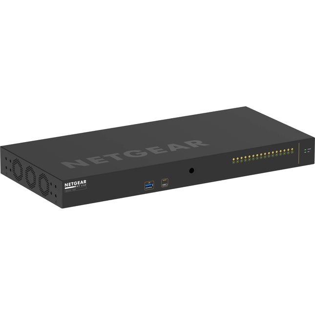 Netgear AV Line M4250 XSM4216F Switch de Red Gestionado 16 Puertos 10Gb SFP+ 320 Gbps