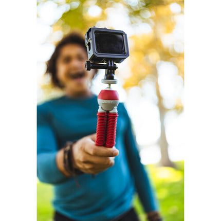 JOBY Podzilla Medium Kit trípode de mesa cap. 1 4 y 2 2 lb rojo