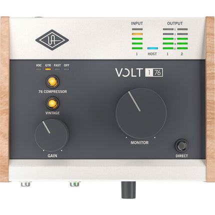 Universal Audio Volt 176 interfaz de audio portátil USB Type-C 24-Bit 192 kHz con compresor integrado