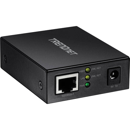 TRENDnet Convertidor de Medios Ethernet Gigabit a Fibra SFP 1000BASE-T RJ45