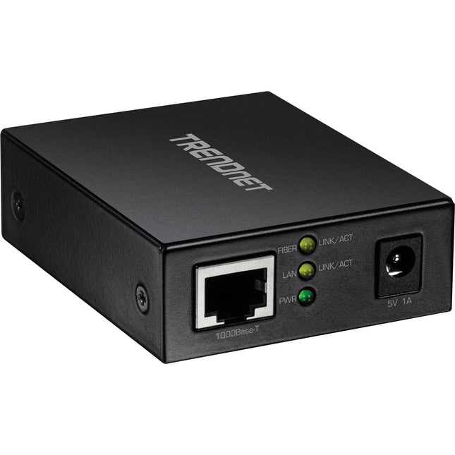 TRENDnet Convertidor de Medios Ethernet Gigabit a Fibra SFP 1000BASE-T RJ45