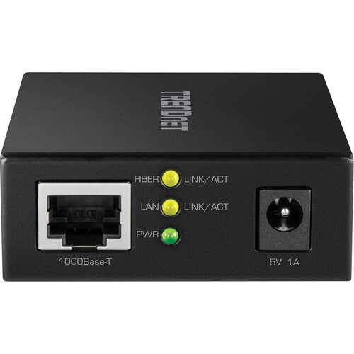 TRENDnet Convertidor de Medios Ethernet Gigabit a Fibra SFP 1000BASE-T RJ45