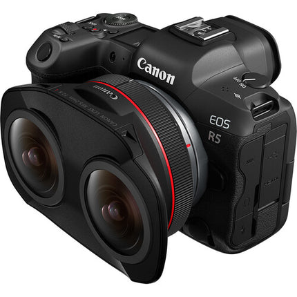 Canon RF 5.2mm f/2.8 L Lente 3D VR 180° Dual Fisheye Sello Climático