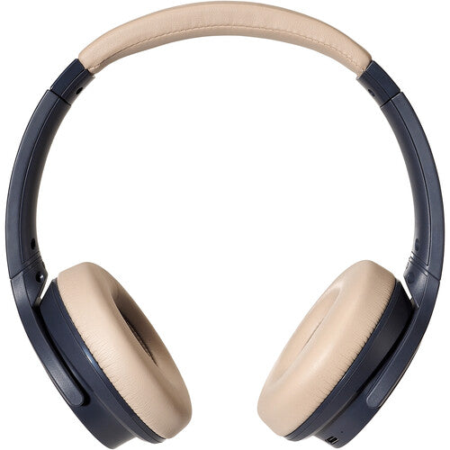 Audio-Technica ATH-S220BT Auriculares Inalámbricos On-Ear 60 Horas Azul Navy