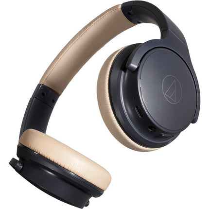 Audio-Technica ATH-S220BT Auriculares Inalámbricos On-Ear 60 Horas Azul Navy