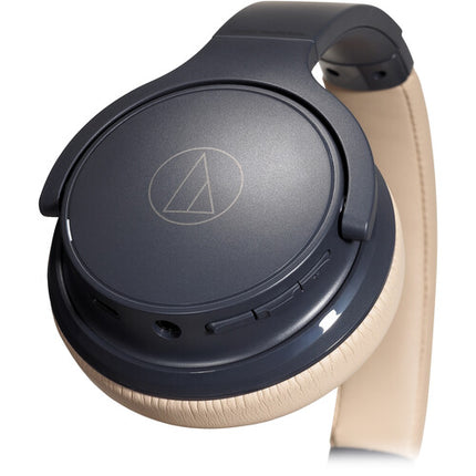 Audio-Technica ATH-S220BT Auriculares Inalámbricos On-Ear 60 Horas Azul Navy