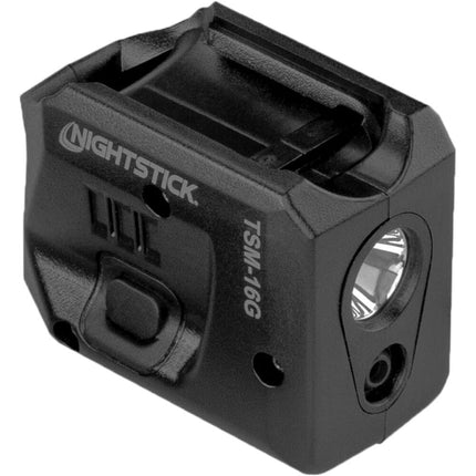 Nightstick TSM-16G Linterna Recargable Subcompacta para Arma con Láser Verde 150 Lúmenes 45 Minutos de Uso