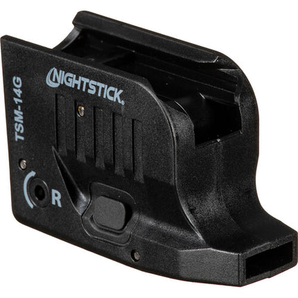 Nightstick TSM-14G Linterna recargable para arma con láser verde 150 lúmenes 45 min autonomía